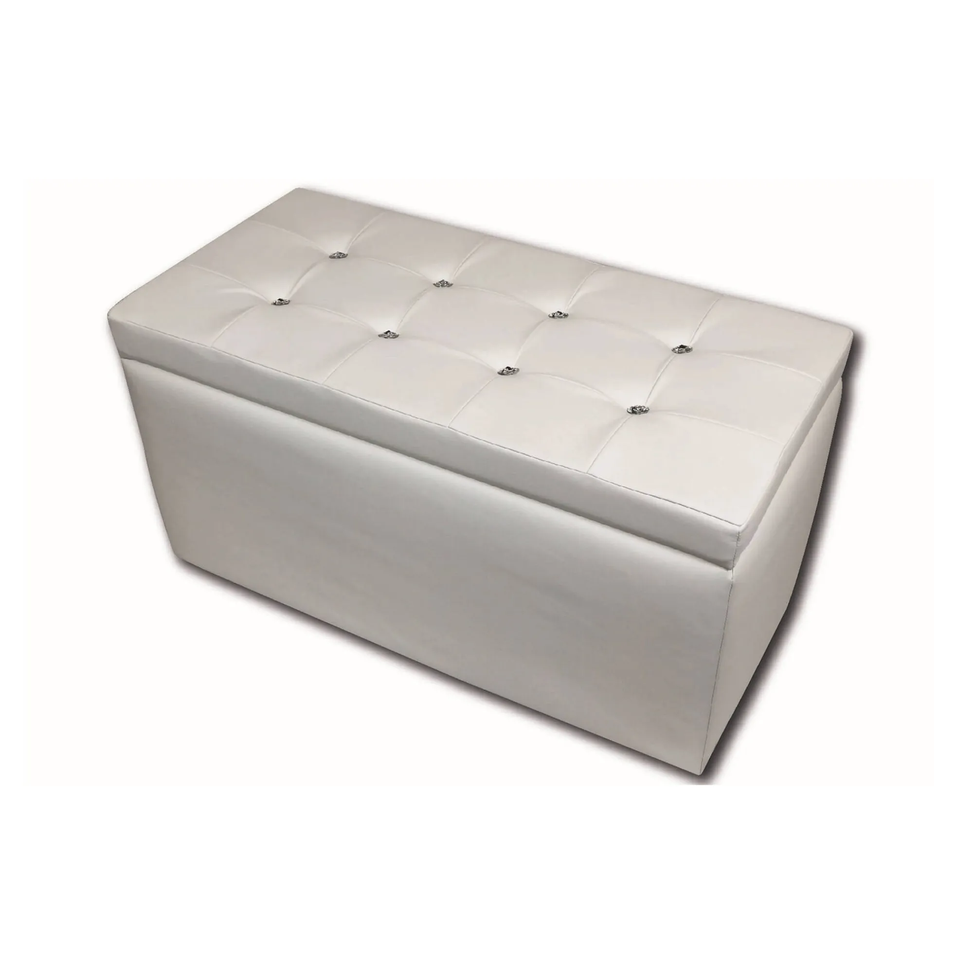 Pouf contenitore Felicita, 90x45 h45 cm,<Dmora Best