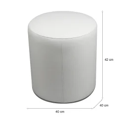 Pouf Dokos, 40x40 h42 cm,<Dmora Cheap