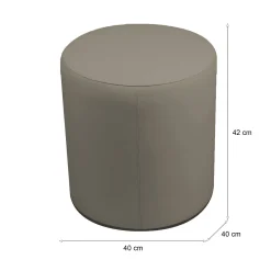 Pouf Dokos, 40x40 h42 cm,<Dmora Fashion
