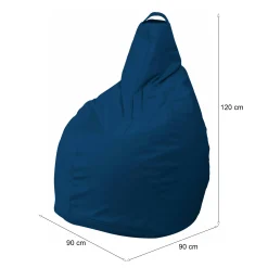 Pouf Itaca, 90x90 h120 cm,<Dmora Shop