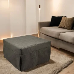 Pouf letto Arno, 78x78 h45 cm,<Dmora Outlet