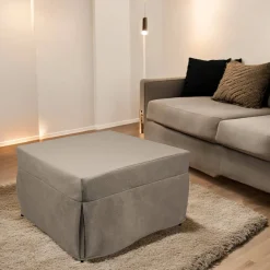 Pouf letto Arno, 78x78 h45 cm,<Dmora Shop