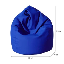 Pouf Mykonos, 70x70 h110 cm,<Dmora Cheap
