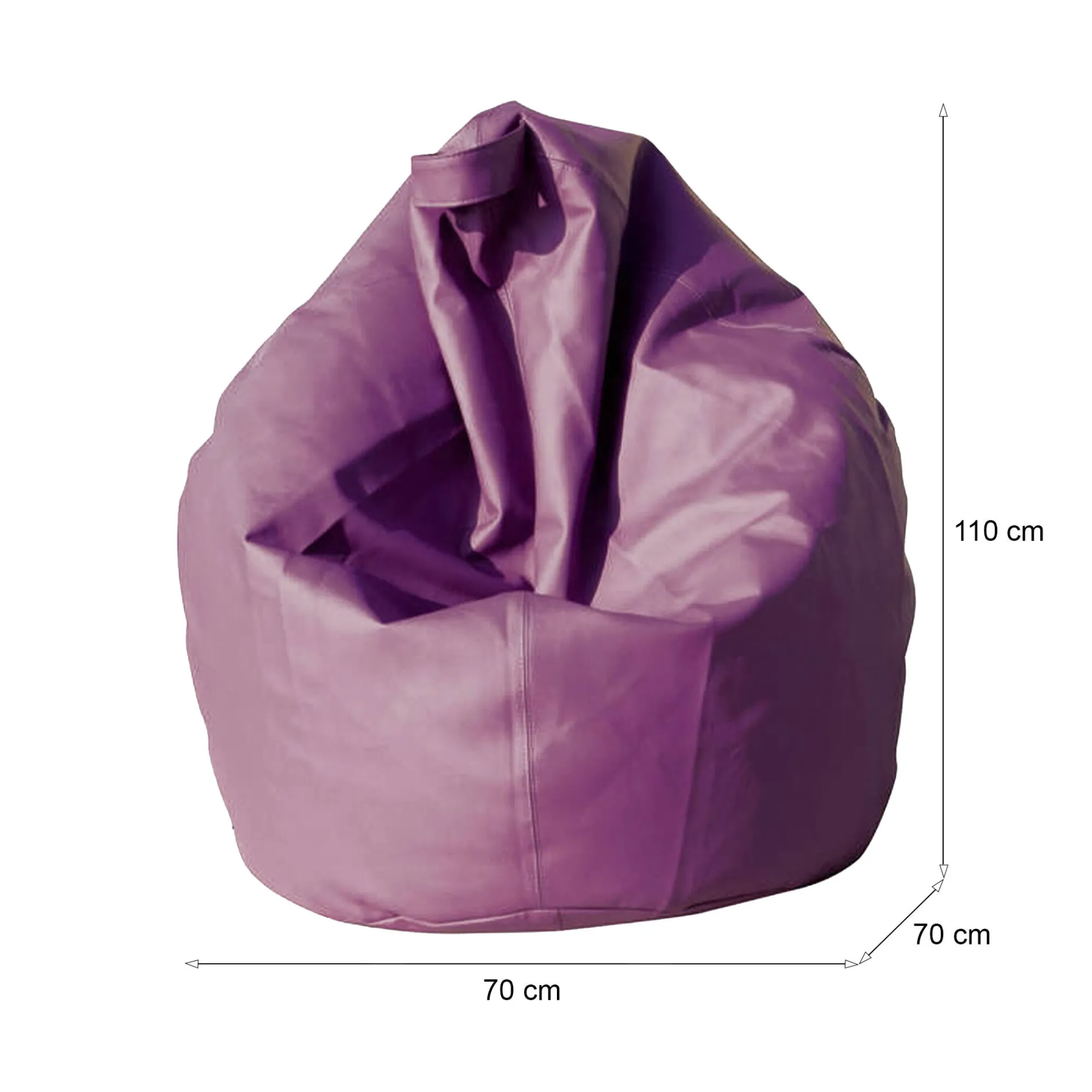 Pouf Mykonos, 70x70 h110 cm,<Dmora Shop