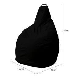 Pouf Nasso, 90x90 h120 cm,<Dmora Fashion