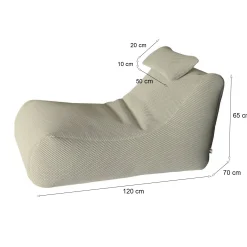 Pouf Sciro, 70x120 h65 cm,<Dmora Store