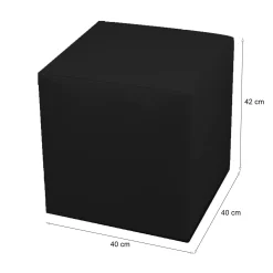 Pouf Spetses, 40x40 h42 cm,<Dmora Hot