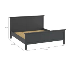 Rete letto matrimoniale Abies, 211x199 h110 cm,<Dmora Cheap