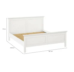 Rete letto matrimoniale Abies, 199x211 h110 cm,<Dmora Clearance