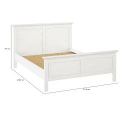 Rete letto piazza e mezza Saudel, 172x213 h110 cm,<Dmora New