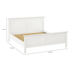 Rete letto piazza e mezza Faxai, 179x211 h110 cm,<Dmora Cheap
