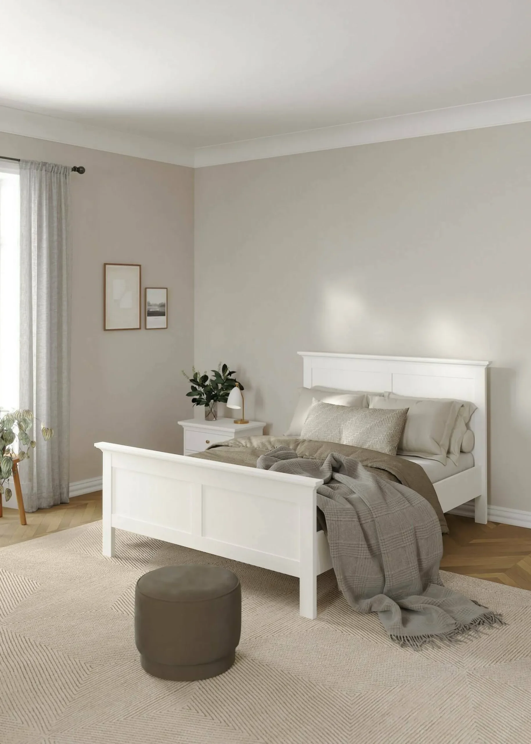 Rete letto singolo Arcevia, 158x201 h110 cm,<Dmora Hot
