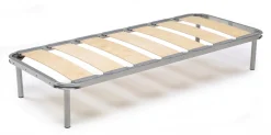 Rete letto singolo Dgrec, 100% Made in Italy, Cm 80x190h 31<Dmora Clearance
