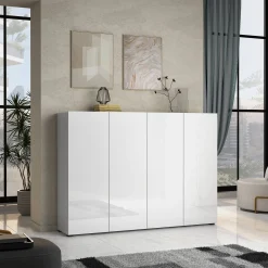 Scarpiera Abdul, 160x34h115 cm,<Dmora Flash Sale