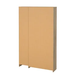 Scarpiera Acino, 99x24 h162 cm, Quercia e Bianco<Dmora Fashion
