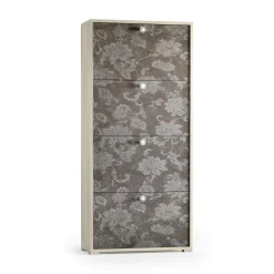 Scarpiera Adeindein, 67x28h147 cm, Olmo e fantasia<Dmora Online