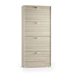 Scarpiera Adeindein, 67x28h147 cm, Olmo<Dmora Outlet