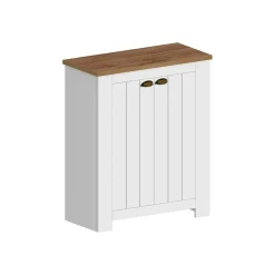 Scarpiera Adriatica, 84x42h100 cm, Bianco e<Dmora Fashion