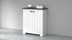 Scarpiera Adriatica, 84x42h100 cm, Bianco e<Dmora Best