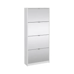 Scarpiera Aepytus, 24x70 h162 cm, Bianco<Dmora Best Sale