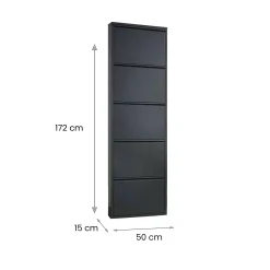 Scarpiera Afrend, 50x15h172 cm,<Dmora Sale