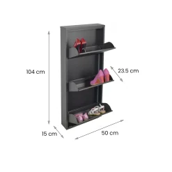 Scarpiera Alexa, 50x15h104 cm,<Dmora Sale
