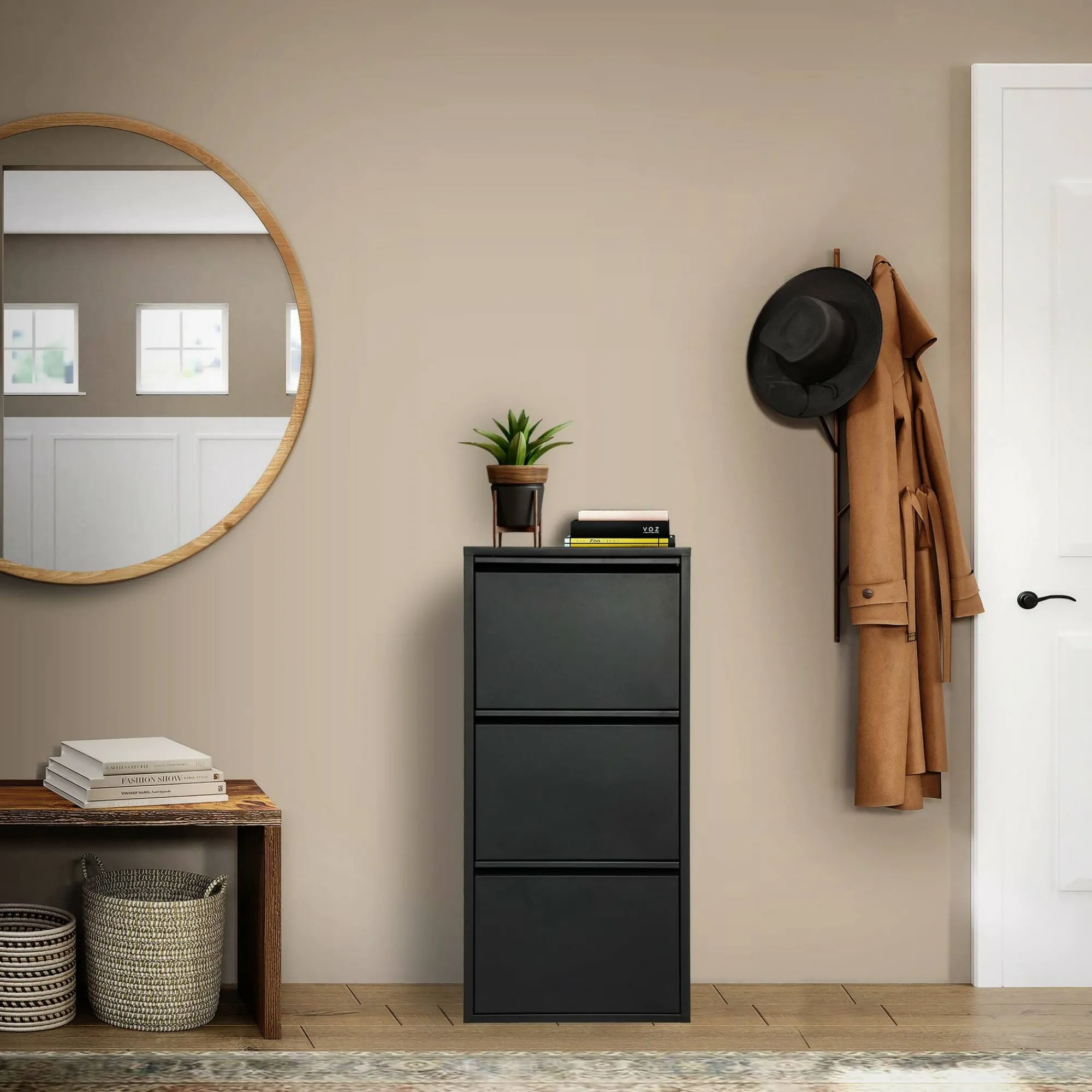 Scarpiera Alexa, 50x15h104 cm,<Dmora Sale