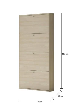 Scarpiera Alika, 73x15h145 cm,<Dmora Sale