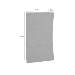 Scarpiera Ambrosio, cm 71x27h122,<Dmora Store