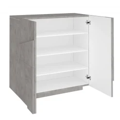 Scarpiera Apetta, cm 81x38h86, con dettaglio<Dmora Cheap