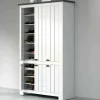 Scarpiera Apricena, 114x42h200 cm, Bianco e<Dmora Cheap