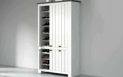 Scarpiera Apricena, 114x42h200 cm, Bianco e<Dmora Cheap