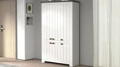 Scarpiera Apricena, 114x42h200 cm, Bianco e<Dmora Cheap