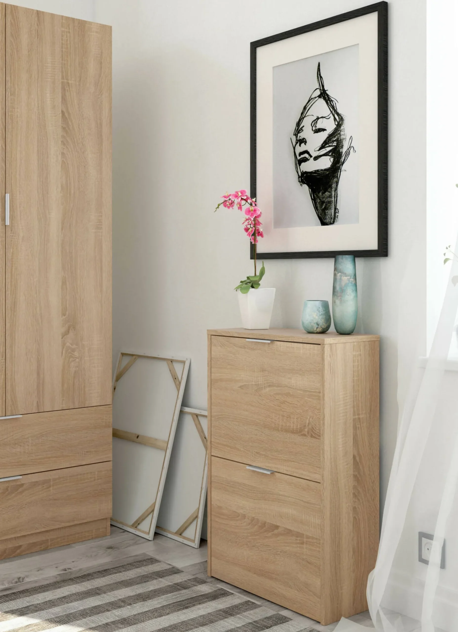 Scarpiera Arafat, 50x22h76 cm,<Dmora Sale