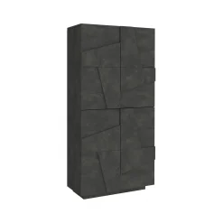 Scarpiera Archibal, cm 81x38h167,<Dmora Cheap