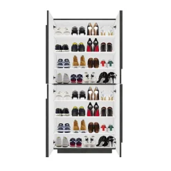 Scarpiera Archibal, cm 81x38h167,<Dmora Cheap