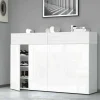 Scarpiera Are, 154x38h100 cm, effetto larice<Dmora New