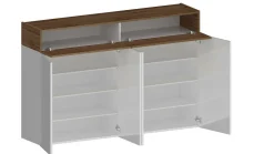 Scarpiera Are, 154x38h100 cm, Bianco e<Dmora Sale