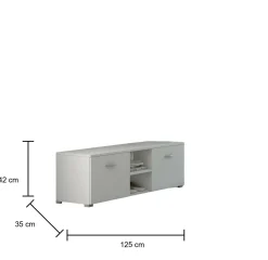 Scarpiera Artogne, , 125x35h42 cm<Dmora Store