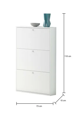 Scarpiera Ashobaa, 73x15h110 cm,<Dmora Outlet