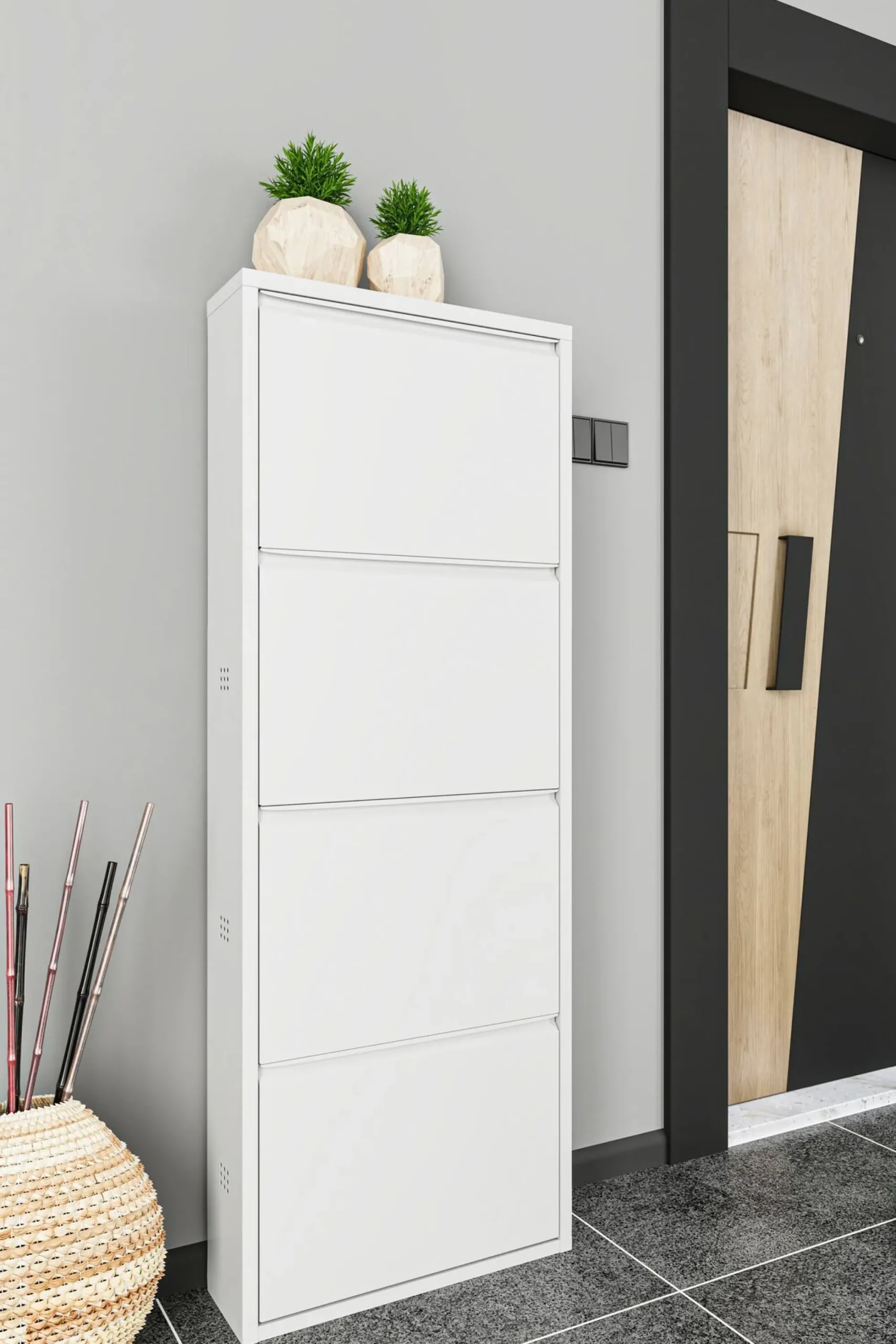 Scarpiera Axe, 50x15h138 cm,<Dmora Flash Sale