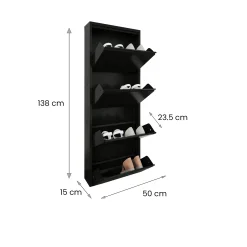 Scarpiera Axe, 50x15h138 cm,<Dmora Shop