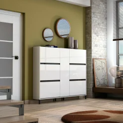 Scarpiera Axelino, 169x25h136 cm,<Dmora New