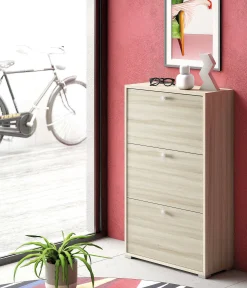 Scarpiera Axinite, 67x28h112 cm, Olmo<Dmora Store