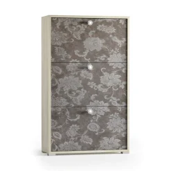 Scarpiera Axinite, 67x28h112 cm, Olmo e fantasia<Dmora Discount