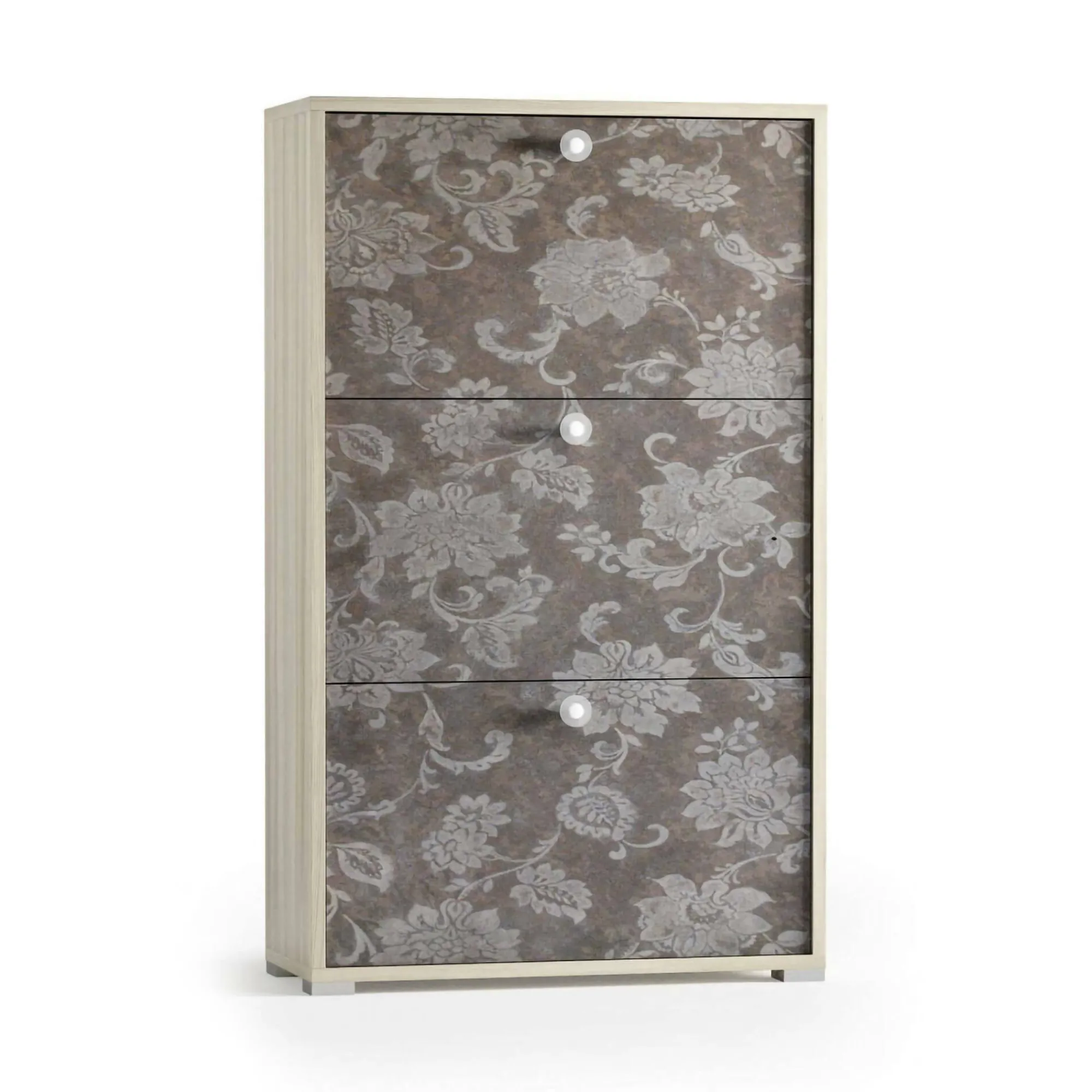 Scarpiera Axinite, 67x28h112 cm, Olmo e fantasia<Dmora Discount