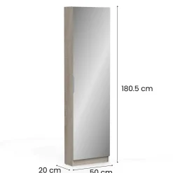 Scarpiera Baucina, 50x20 h181 cm,<Dmora Cheap