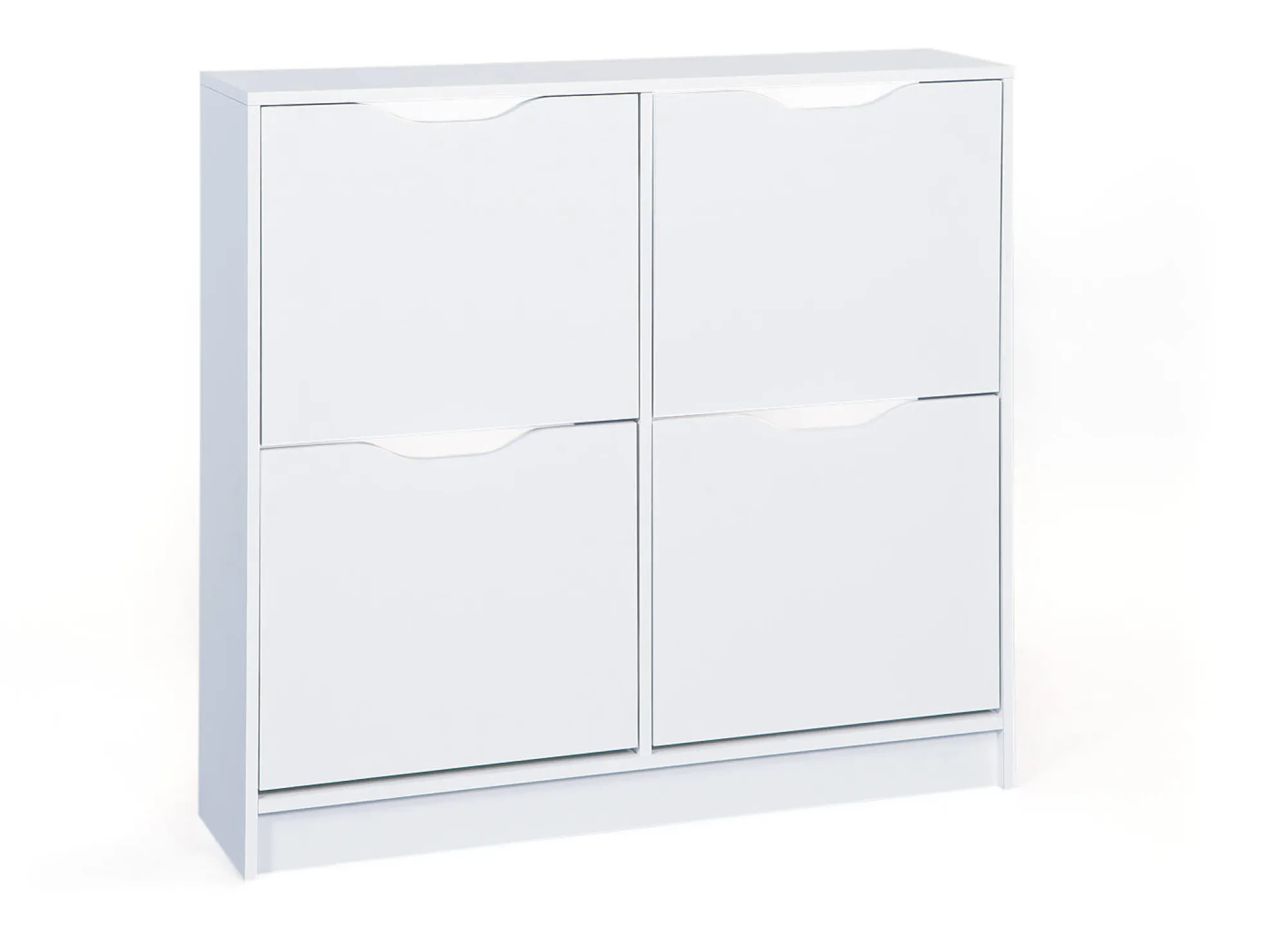 Scarpiera Beckum, Mobile portascarpe, Armadio da ingresso multiuso, Mobiletto per calzature, 90x100 h25 cm,<Dmora Shop
