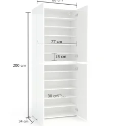 Scarpiera Bellante, 80x34h200 cm,<Dmora Cheap