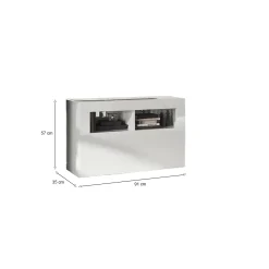 Scarpiera Bernardin, 91x35 h57 cm,<Dmora Store